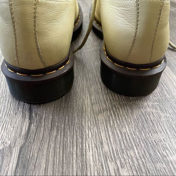 Dr. Martens Shoes 1461 Pastel Yellow Virginia Leather Oxford - Picture 13 of 16